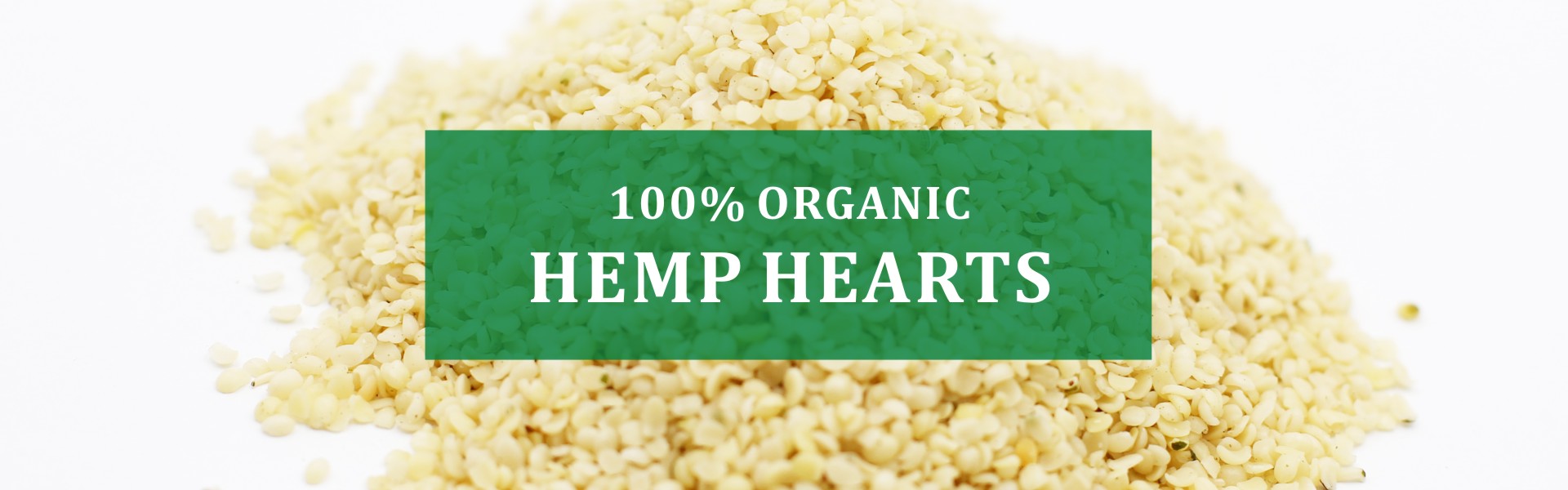 Organic hemp hearts