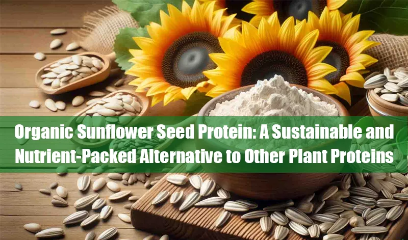 Sunflower Protein: A Sustainable and Nutrient-Packed Alternative to Other Proteins 12 Organic Sunflower Seed Protein: A Sustainable and Nutrient-Packed Alternative to Other Plant Proteins