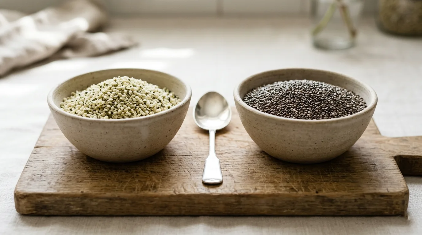 Hemp Hearts vs Chia Seeds: The Flagship Comparison of Plant-Based Superfood Seeds 3 Hemp Hearts vs Chia Seeds The Flagship Comparison of Plant-Based Superfood Seeds