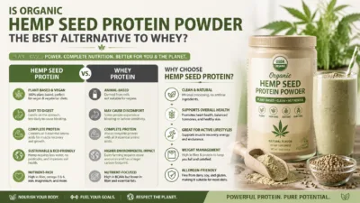 Is Organic Hemp Seed Protein Powder the Best Alternative to Whey?