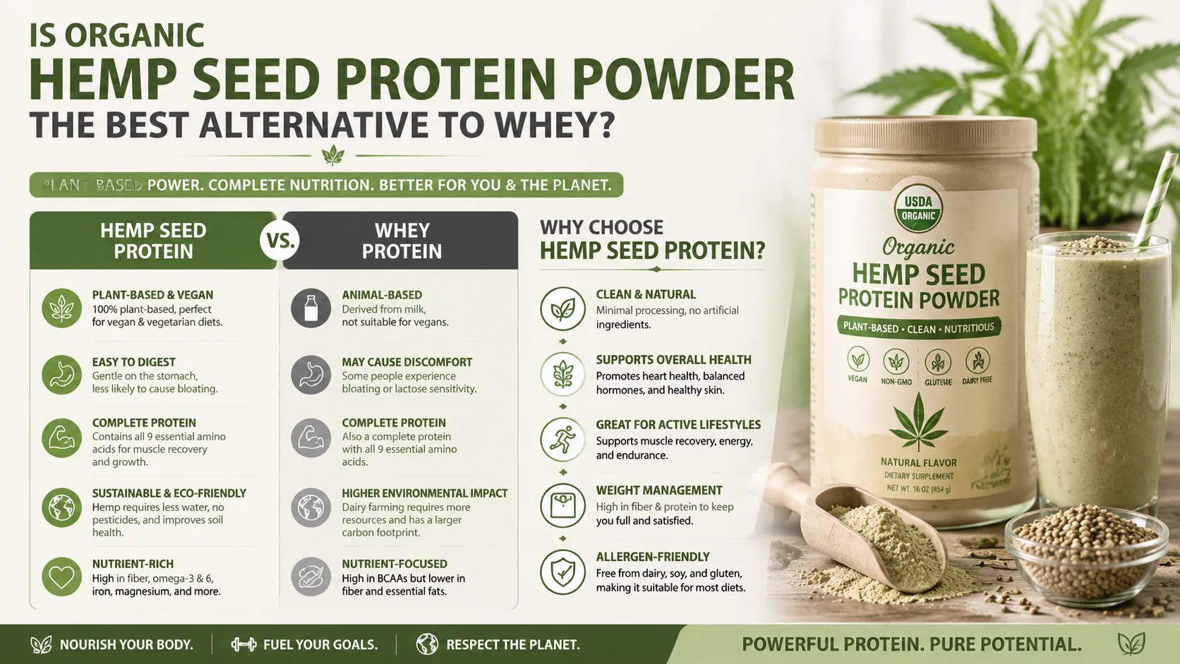 Is Organic Hemp Seed Protein Powder the Best Alternative to Whey? 6 Is Organic Hemp Seed Protein Powder the Best Alternative to Whey