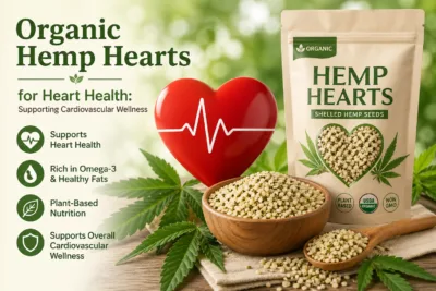 Organic Hemp Hearts for Heart Health Supporting Cardiovascular Wellness