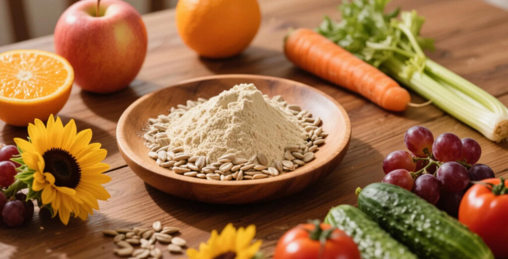 organic sunflower seed protein powder