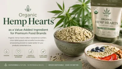 Organic Hemp Hearts as a Value-Added Ingredient for Premium Food Brands – Complete B2B Guide