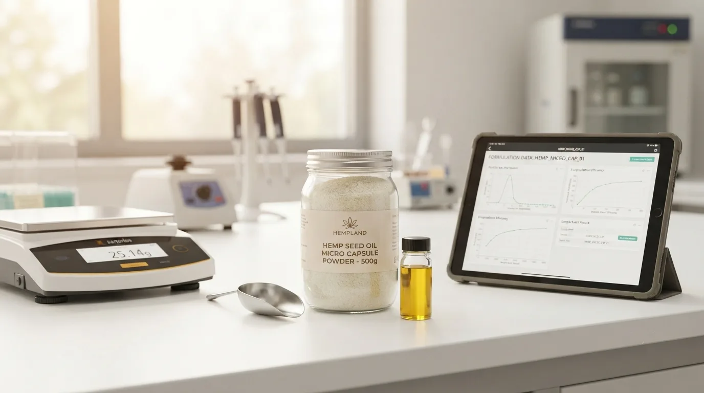 Hemp Seed Oil Micro Capsule Powder: B2B Formulation & Application Guide 2 Hemp Seed Oil Micro Capsule Powder B2B Formulation & Application Guide