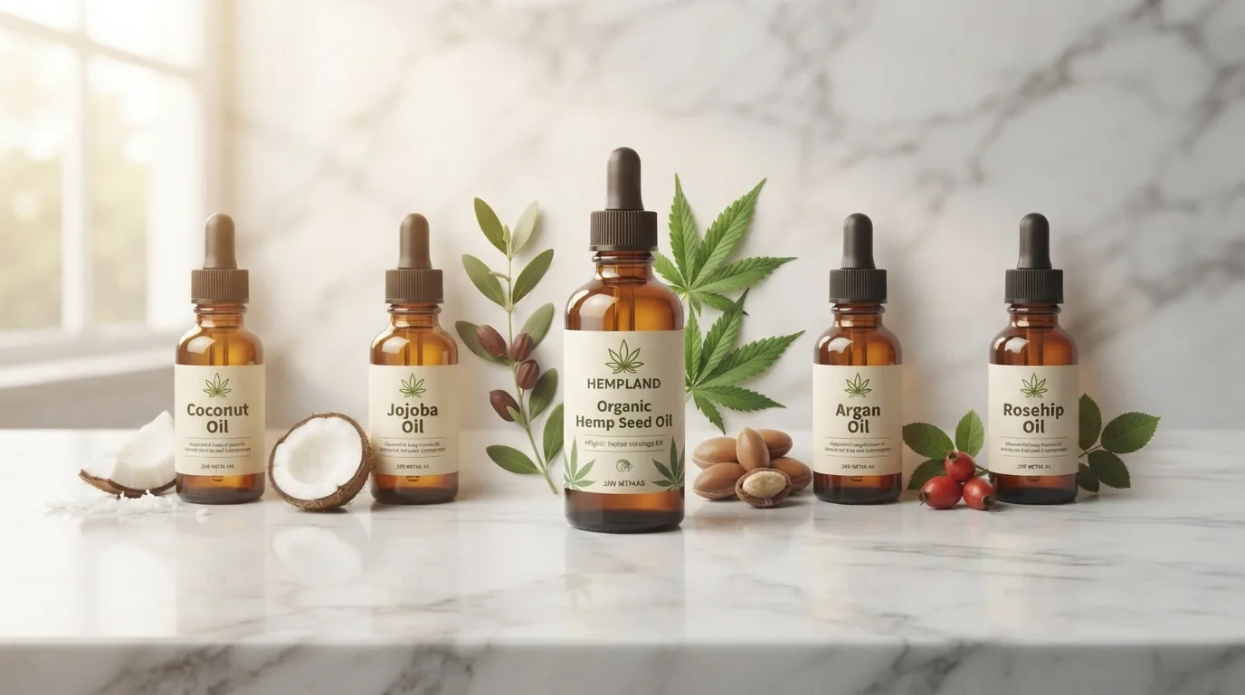 Hemp Seed Oil vs Coconut, Jojoba, Argan & Rosehip Oil for Skin 7 Hemp Seed Oil vs Coconut, Jojoba, Argan & Rosehip Oil for Skin