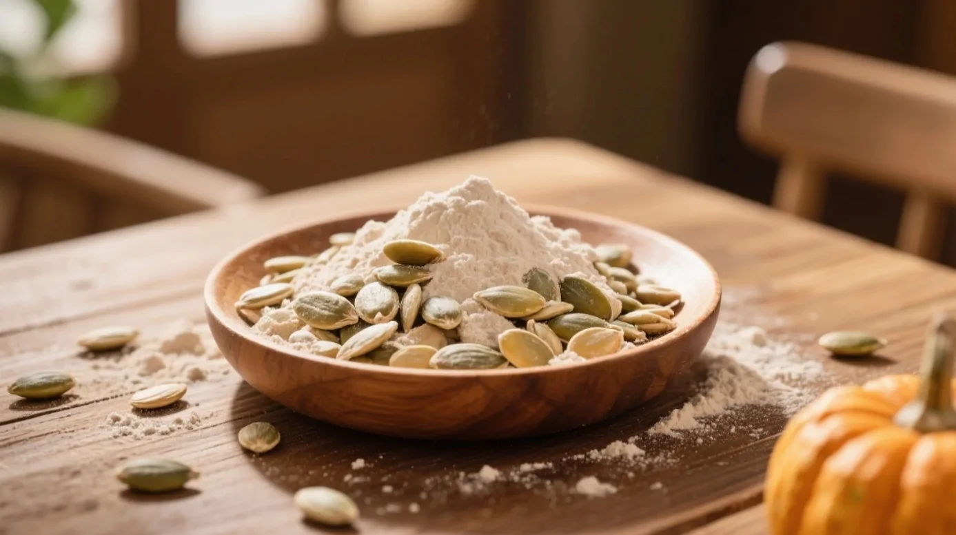 Sustainable & Zero-Waste: Protein from Cold-Pressed Pumpkin Seeds 3 organic pumpkin seed protein
