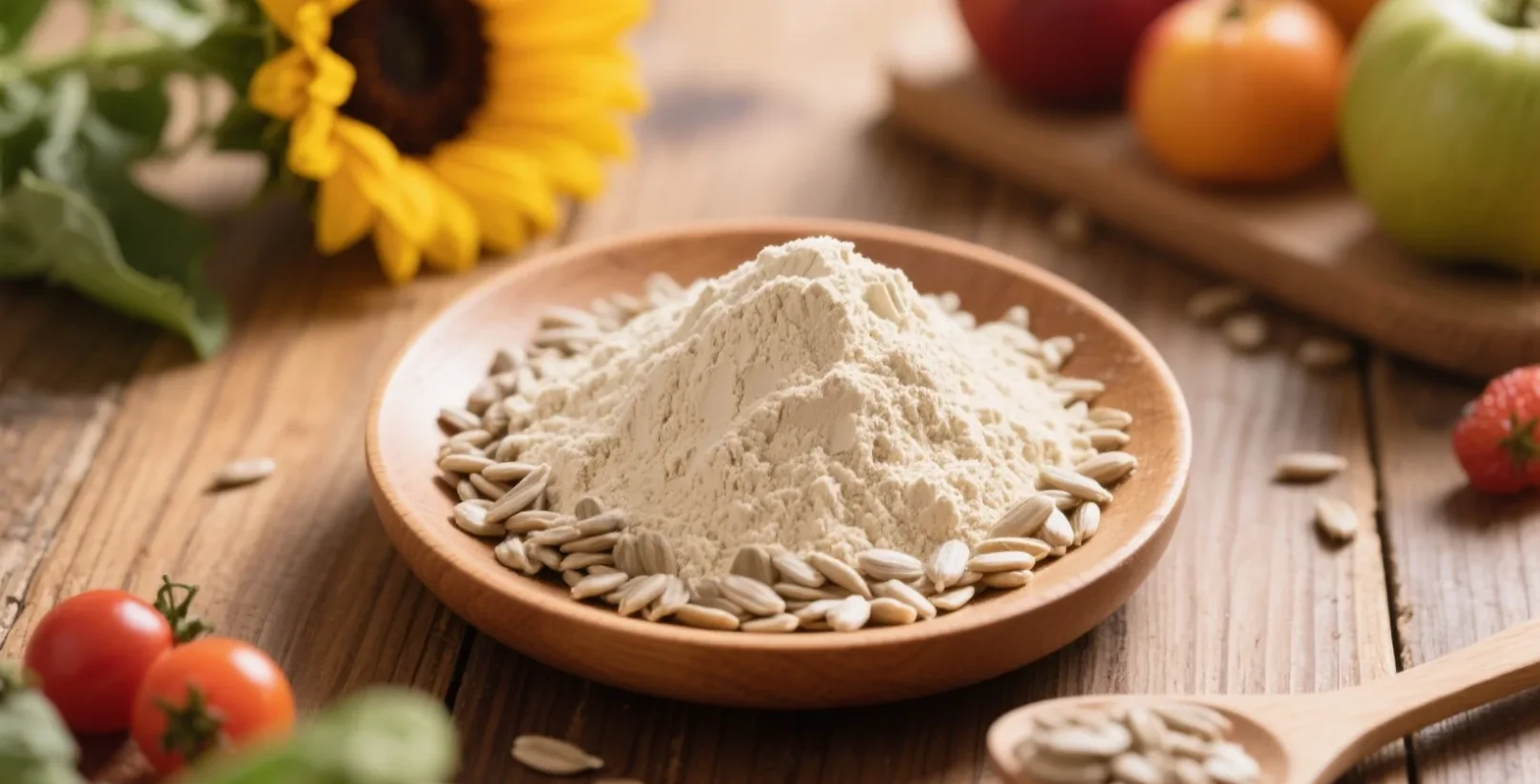 Exploring the Amino Acid Profile of Organic Sunflower Protein Powder 9 organic sunflower seed protein powder